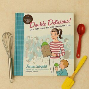 Double Delicious Cookbook by Jessica Seinfeld Family Healthy Recipe Easy Meals